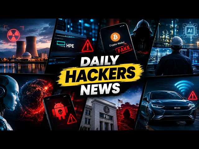 Nuclear Agency Hacked, Android Banking Malware & BYD Car Hack | 8 Cyber Threats
