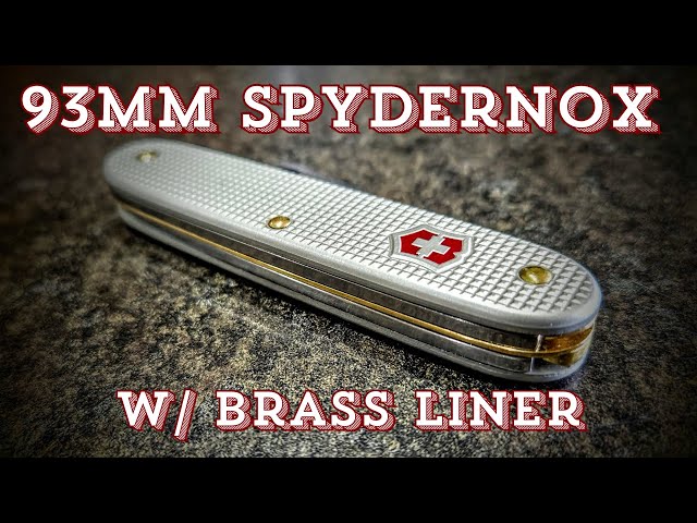 93mm Silver Alox Spydernox w/ Brass Liner