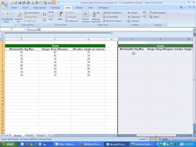 Weighted Rating and Ranking