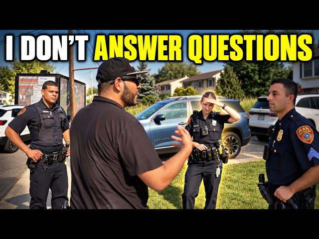 Cops Get Called 3X For A Peaceful Protest! 1st Amendment Is Under Attack!