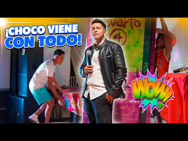 Wow! Choco Sorprende al Presentarse Con su Escenografía 🤔