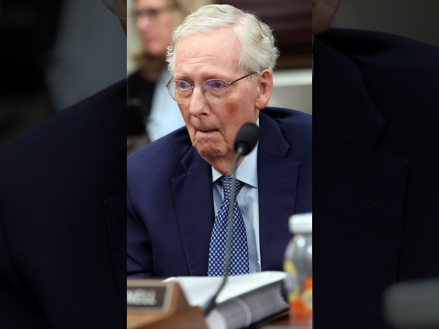 Video Shows Mitch McConnell Being Helped To Vote After Senate Return