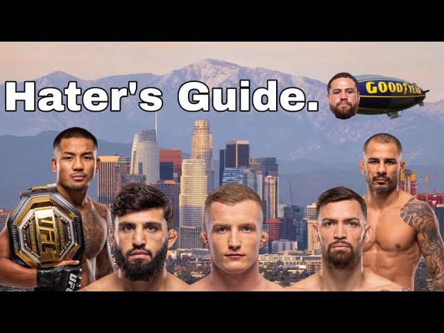Hater’s Guide to UFC 331.