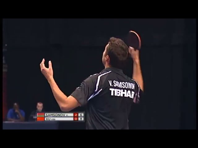 10 minutes of Vladimir Samsonov   Dominating Best Asian players