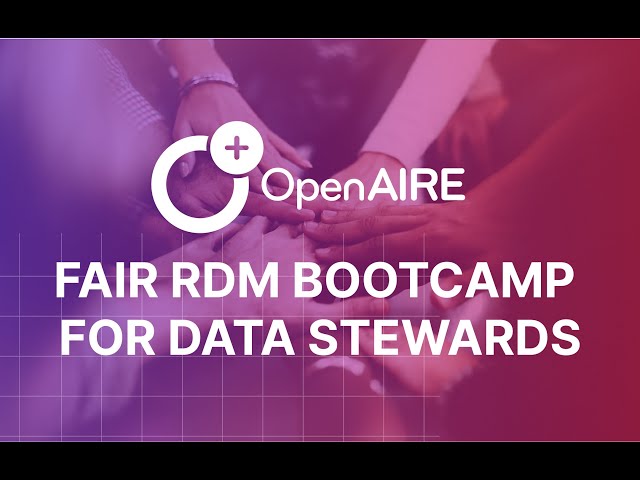 Boost your FAIR RDM teaching using PATTERN’s training material (Open Session)