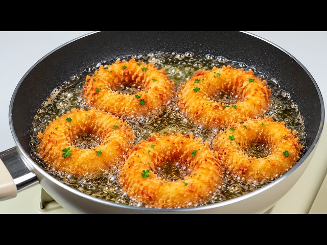 My Family Can’t Stop Eating These Crispy Chicken Rings! So Crispy and Delicious