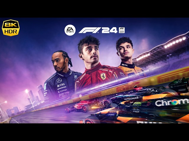 F1 24: F1 World GP • Marina Bay, Singapore (Highlights) | 8K 60FPS HDR RT 🇵🇱