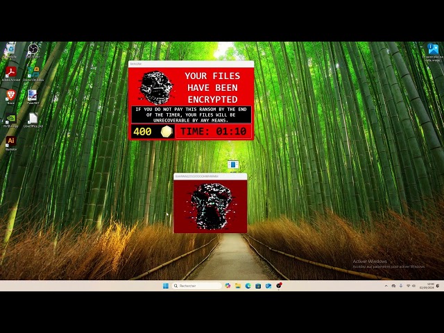 Recreated RANSOM/A-90 from DOORS but it's a real malware (kinda)