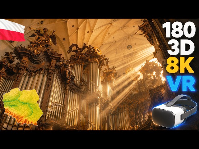 Oliwa Park & Oliwa Cathedral 🇵🇱 | 180° 3D VR | SLAM (Scam?) XCAM Camera — Optimized Workflow Test