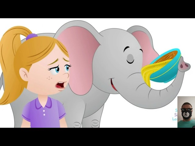The elephant stole the banana soup Super Simple Songs effects by Puzzlogy