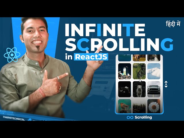 Add Infinite Scrolling in React JS in Hindi 🔥