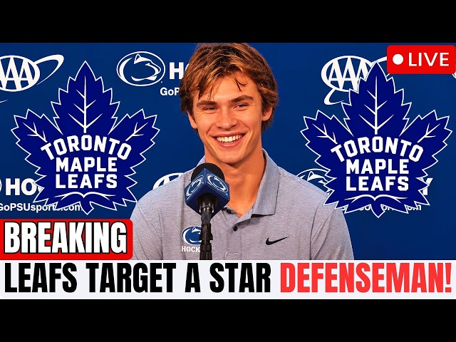 🚨 BREAKING! MAPLE LEAFS EYE BLOCKBUSTER TRADE FOR ELITE NHL DEFENSEMAN!