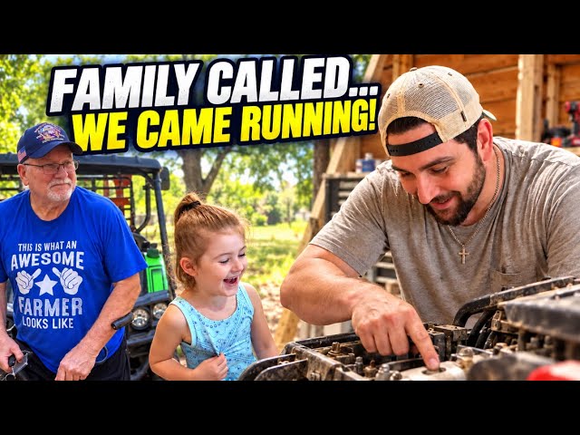 When they call I answer : helping out on the farm 