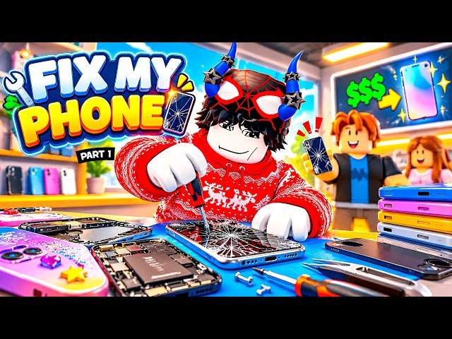 Fixing BROKEN Phones in Roblox Is SO SATISFYING! 🤯