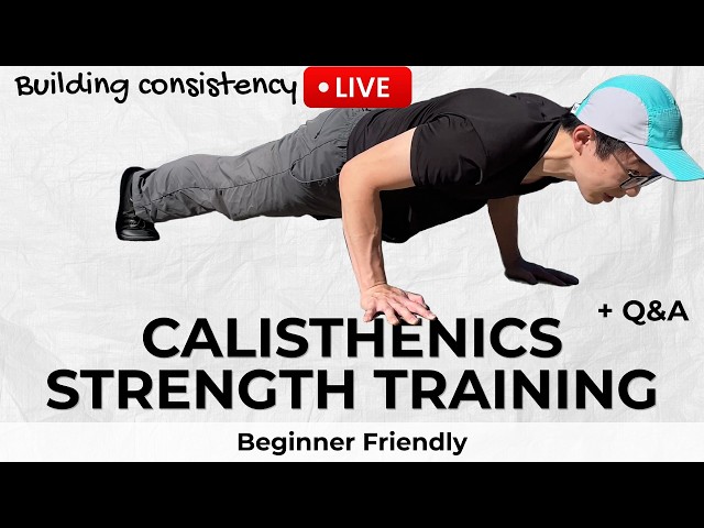 Calisthenics Strength Training - Beginner Workout (At Home!)