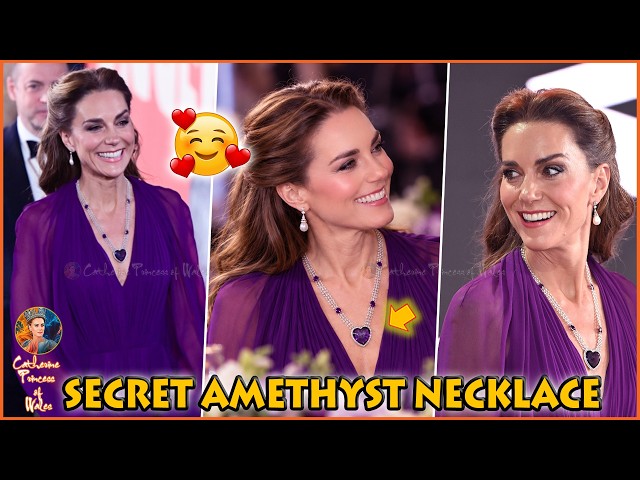 Princess Catherine's Rare Heart-Shaped Necklace STEALS THE SPOTLIGHT As She Walked Red Carpet