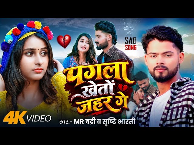  #videoपगला खेतों जहर गे | Pagla Kheto Jahar Ge | Mr. Badri & Srishti Bharti|New Maithili Song 2026