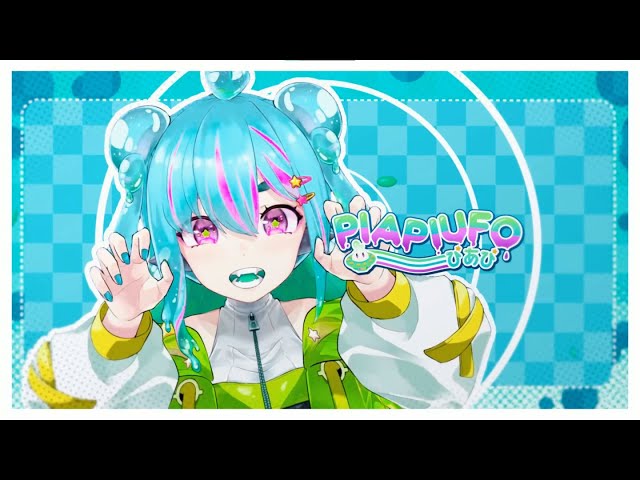 Slime Alien VTuber: PiaPiUFO's Channel Trailer