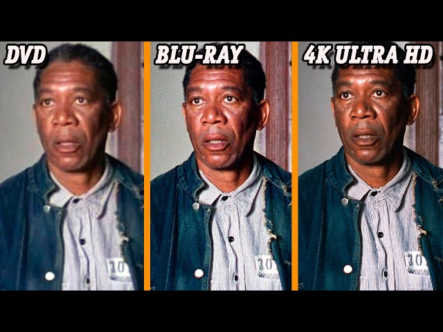 The Shawshank Redemption | DVD vs Blu-Ray vs 4K Ultra HD | Graphics Comparison | 2021