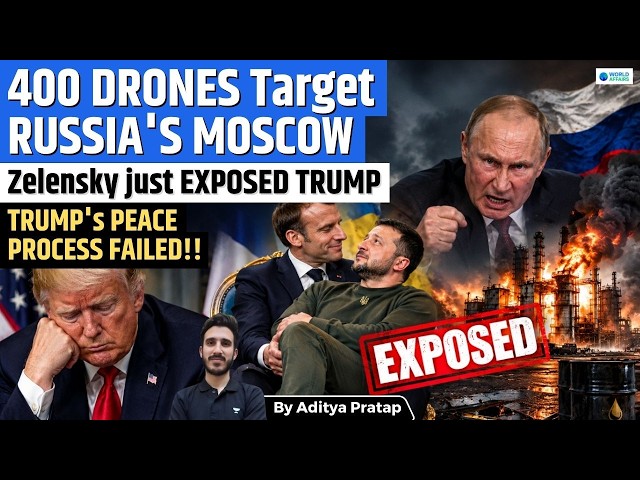1600+ Drones Attack Russia! Moscow Targeted on Election Day | Ukraine-Russia War