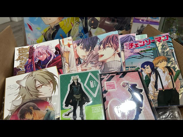 Big manga and anime merch unboxing haul 🎉
