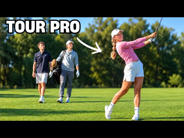 Can Two Average Golfers Beat a Female Pro?