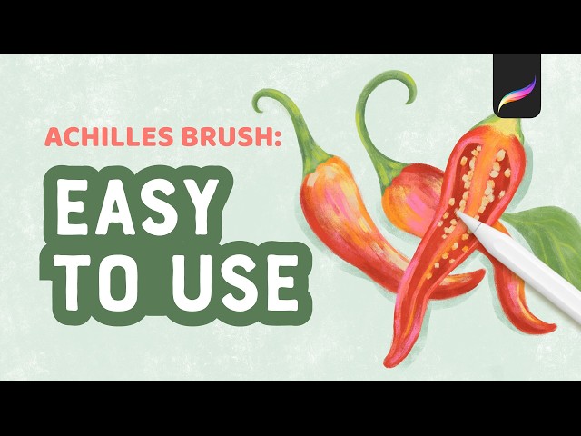 Default Procreate Brush: Let's Test Achilles