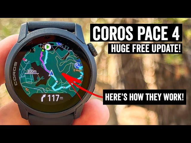 The COROS Pace 4 Just Got Global Mapping!