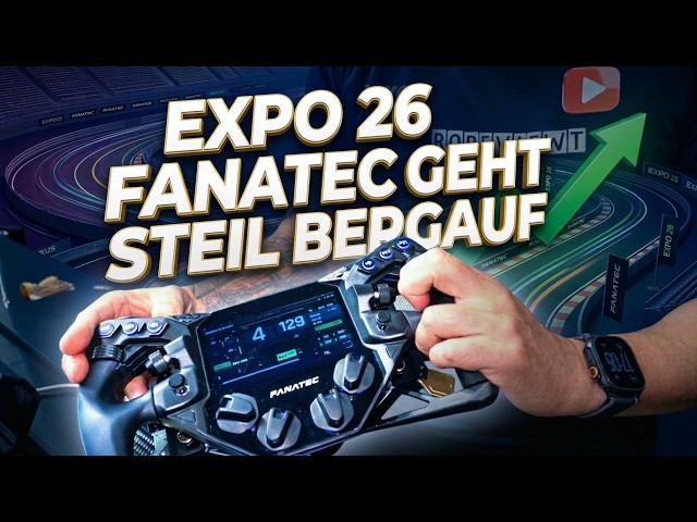 Simracing Expo 2026 - FANATEC is on a roll: ClubSport V4 Pedals, Obsidian Project top