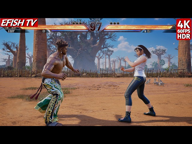 Eddy Gordo vs Jun (Max Difficulty) - Tekken 8