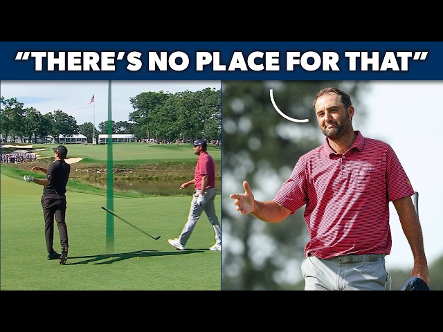 Scottie Scheffler concedes hole after fan yells in Nico Echavarria's swing at 2026 Presidents Cup