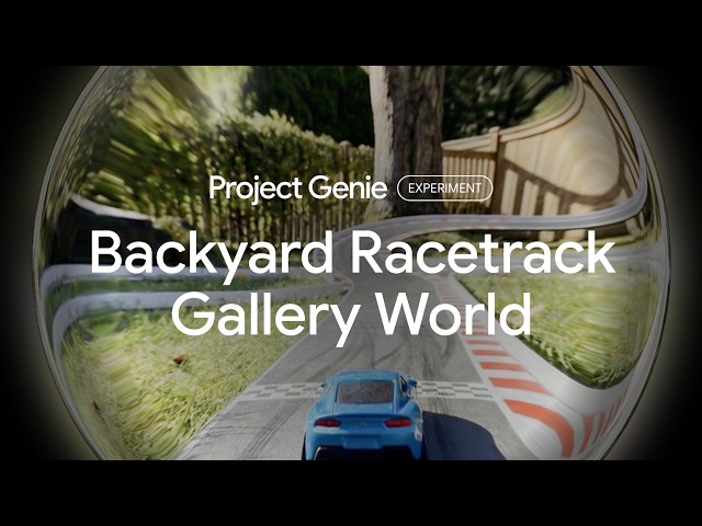 Project Genie Gallery | Backyard Racetrack