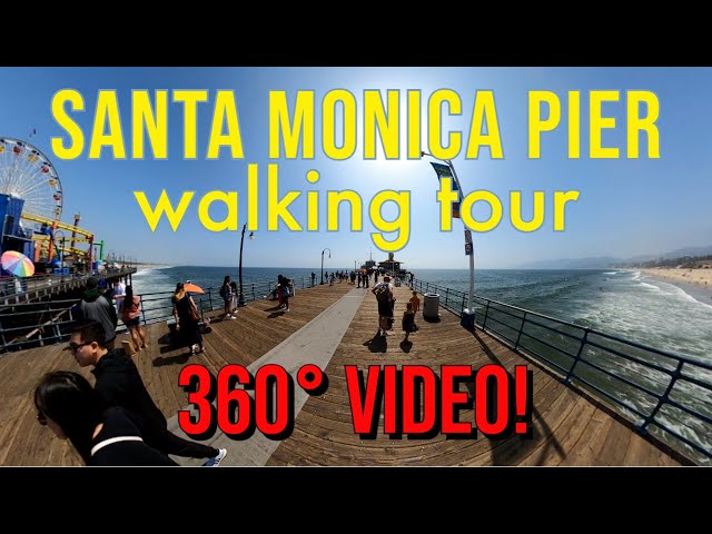 Santa Monica Pier Walking Tour | 360° Video
