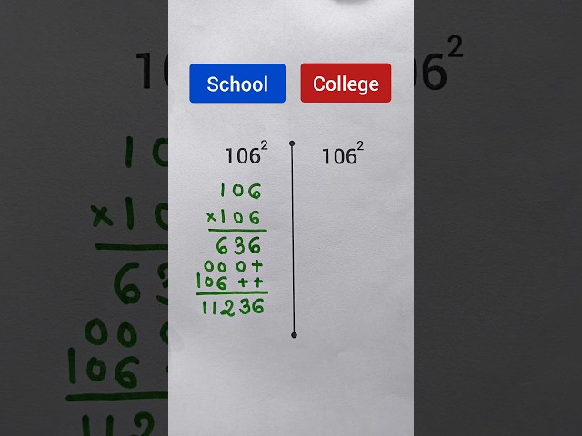 Nice Trick For Square #mathematics #maths #mathstrick #shorts #trendingshorts #ytshorts