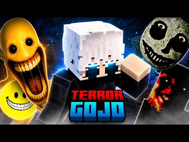 Minecraft com MODS de TERROR, mas eu tenho os poderes de SATORU GOJO!