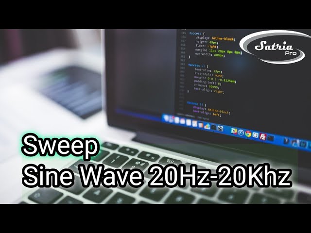 Signal Sine Wave Sweep 20Hz-20Khz For Speaker Burning Speaker Test [Audio Generator]