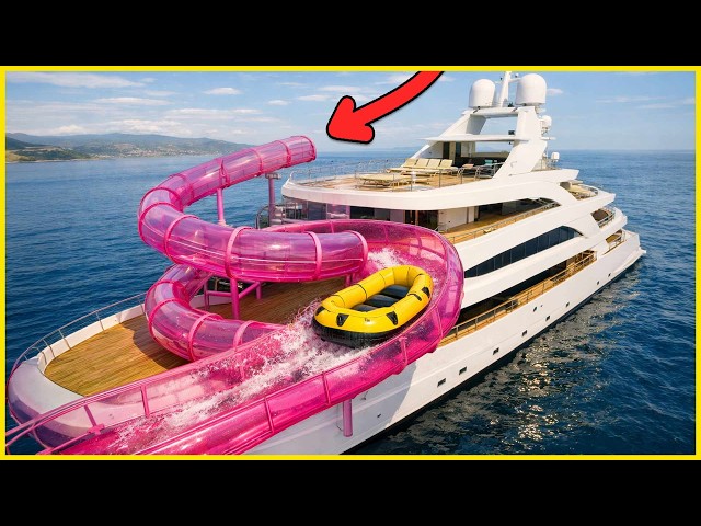 360° POV Water Slide on a Superyacht | VR 360 Superyacht Experience