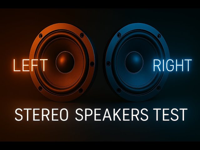 #stereo #speaker : Left and Right Stereo Speaker Sound Test (Bass & Treble Edition)