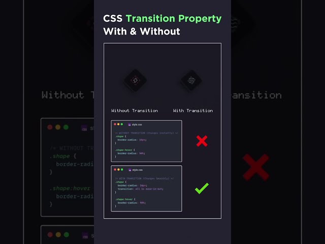 CSS Transition property #webdesign  #programming   #frontend #python #coding #html #cssanimation