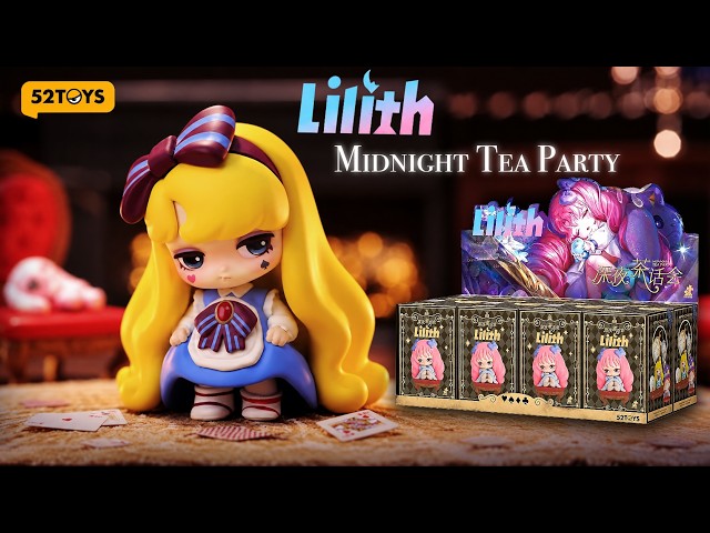 52Toys Lilith Midnight Tea Party Full Set Blind box Unboxing ft Sakuraco November Box | Cute Cozy