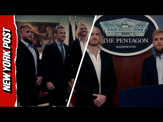 Jake And Logan Paul Praise Military Sacrifice During Pentagon Visit