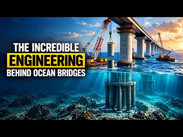 How Massive Ocean Bridges Are Built | The Incredible Engineering Explained