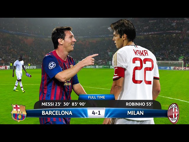 The Day Lionel Messi Singlehandedly Destroyed Kaka and Milan