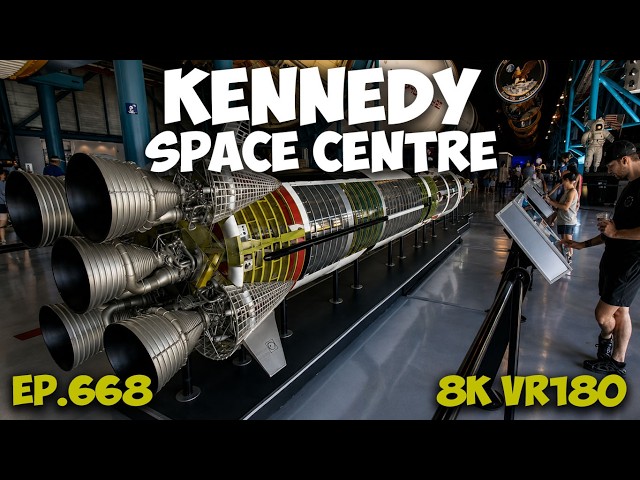 Kennedy Space Center: The Apollo/Saturn V Center ep.668 Part 9 #8k #vr180 #3d #nasa #space #history