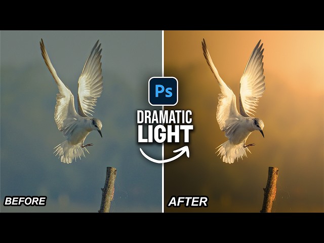 Turn a Flat Bright Sky Photo Into a Dramatic Golden Hour Look Using Camera Raw Masking