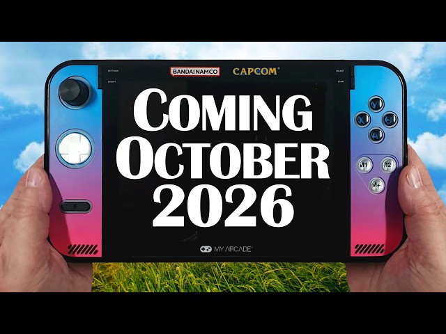 MY ARCADE GAMESTATION RETRO GO Finally Has a Release Date!