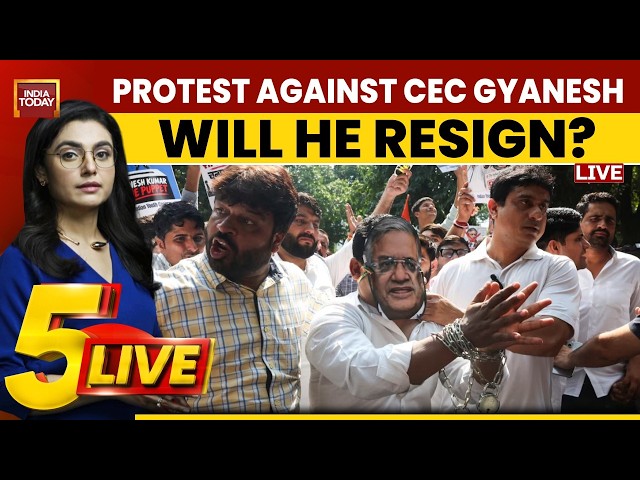 LIVE: Nationwide Protest Against CEC Gyanesh Kumar | Oppn Seeks CEC Impeachment | Will He Resign?