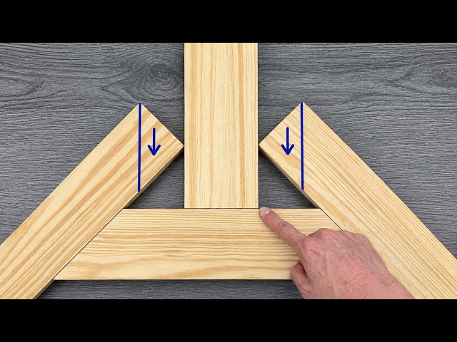 Extremely Strong Wood Corner Joinery Technique from a 60-Year-Old Master Carpenter | Wood Creation