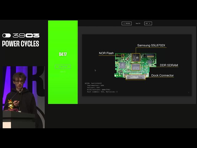 39C3 - iPod Nano Reverse Engineering