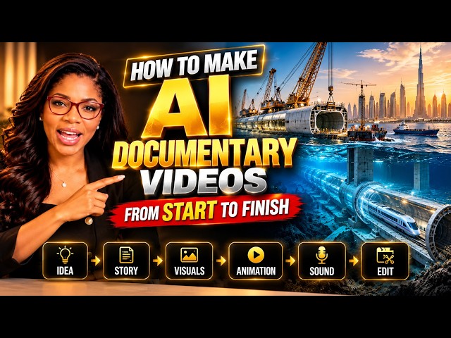 How to Make AI Documentary Videos from Scratch (Full Tutorial) #megafactory #tunnelproject #bridges